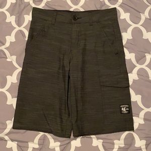 Boys black Vans board shorts size 12.